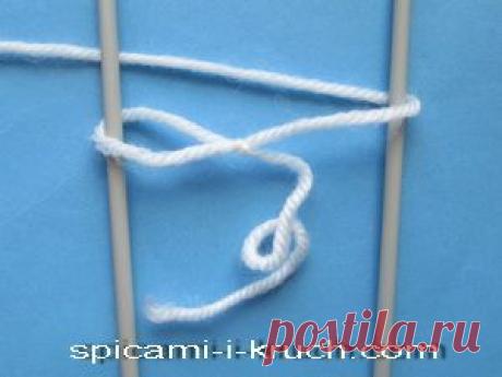 Как вязать на вилке