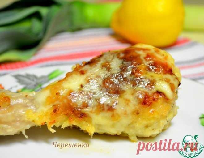 Куриные голени в хлебной панировке с сырами – кулинарный рецепт