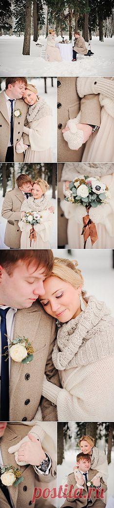 Зимняя нежность: свадьба Виктории и Андрея - WeddyWood