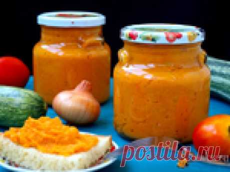 Кабачковая икра на зиму (без стерилизации)