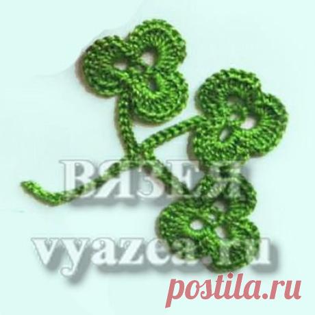 Листья и ветки, связанные крючком | Подружки