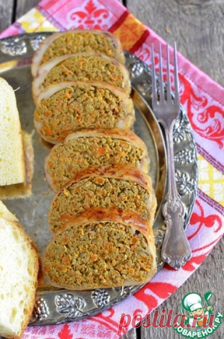 Паштет печеночный запеченный - кулинарный рецепт