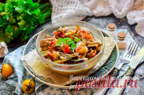 Баклажаны с мясом - рецепты быстро и вкусно в мультиварке, с фото пошагово