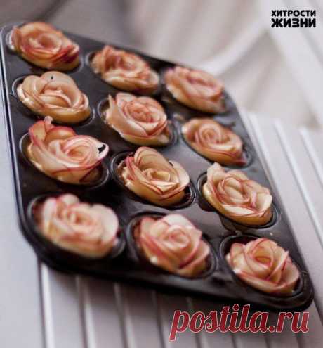 Яблоки-розы.