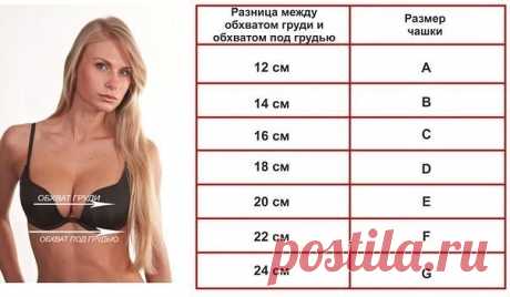 Как легко определить свой размер бюстгальтера