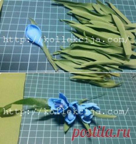 Подснежники из фоамирана | Своими руками — интернет журнал