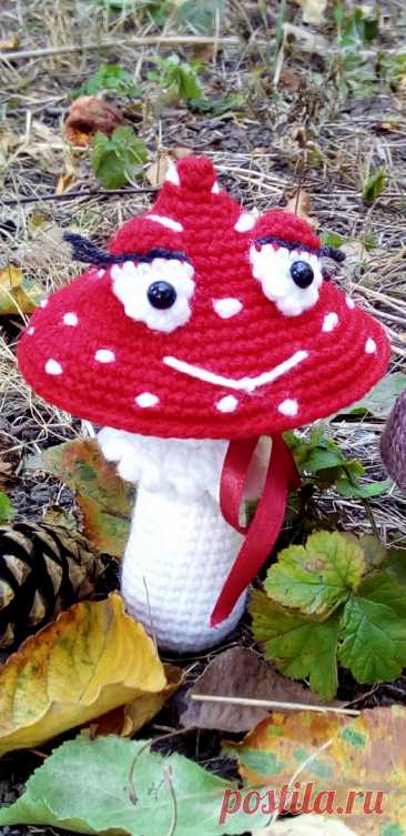 PDF Мухомор и Боровик крючком. FREE crochet pattern; Аmigurumi toy patterns. Амигуруми схемы и описания на русском. Вязаные игрушки и поделки своими руками #amimore - мухомор, гриб, грибок, грибочек, грибы, грибочки.
