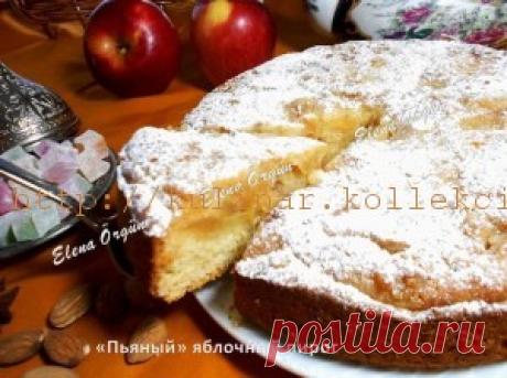 Пьяный яблочный пирог | Кулинария своими руками
