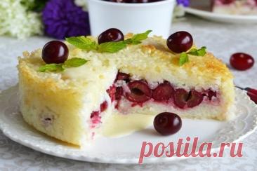 Рисовая запеканка с вишней — Дачный участок