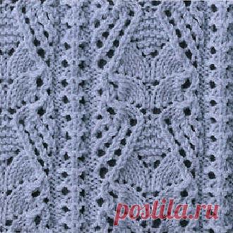 японские ажурные узоры спицами схемы - Поиск в Google