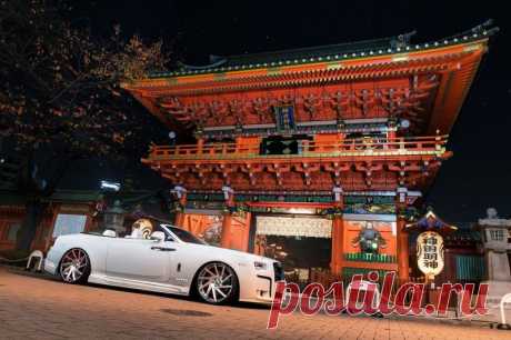 Нескромный Rolls-Royce Dawn из Японии с обвесом от ателье Wald (13 фото) . Чёрт побери