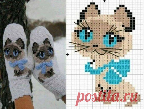 Варежки &quot;Котенок по имени Гав&quot;
