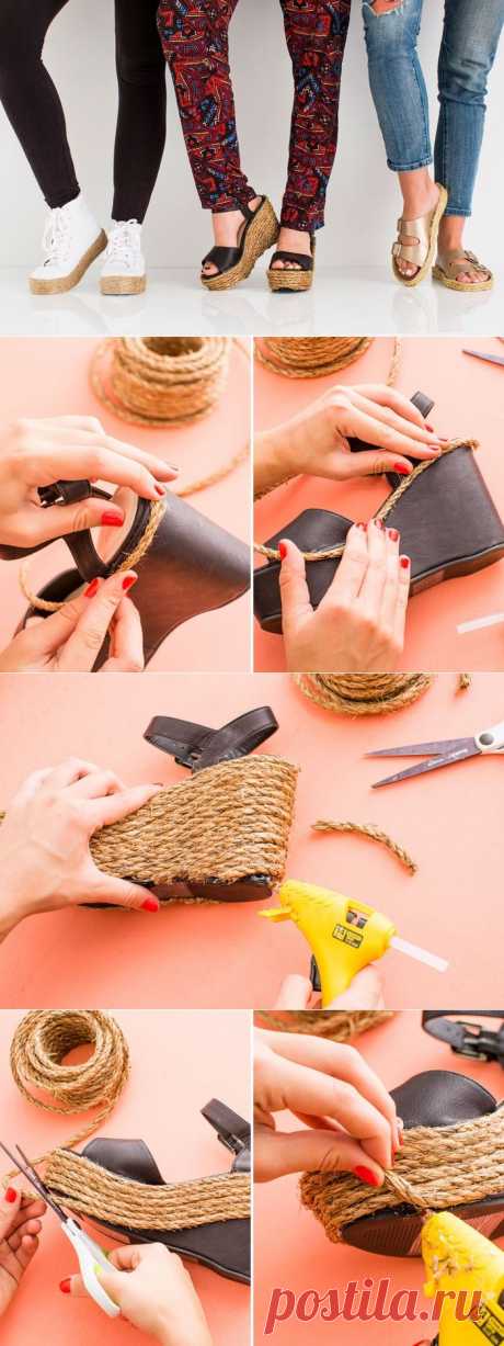 Как привести подошву обуви в приличный вид (3Diy)