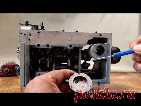 Desmontaje Bomba de Aceite Remalladora Industrial GEMSY GN800 - 5