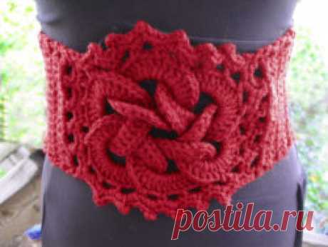 crochet knot belt | https://lomets.com