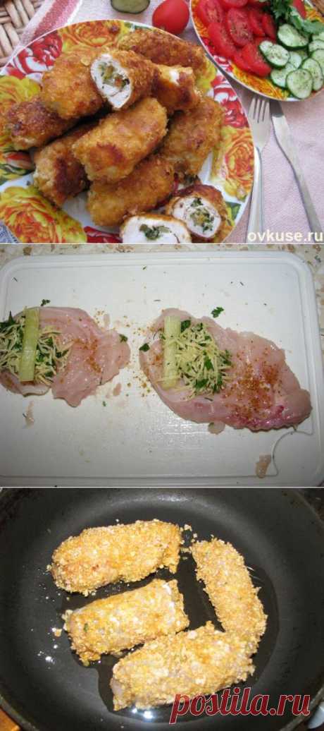Вертуны с колбасным сыром в сладких кукурузных хлопьях - Простые рецепты Овкусе.ру