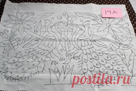 Patrones De Bordado, Bordado Mexicano Patrones, Bordado Otomi 79C