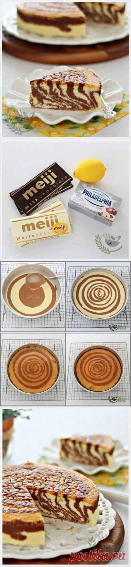 Как приготовить японский суфле-чизкейк зебра - рецепт, ингридиенты и фотографии