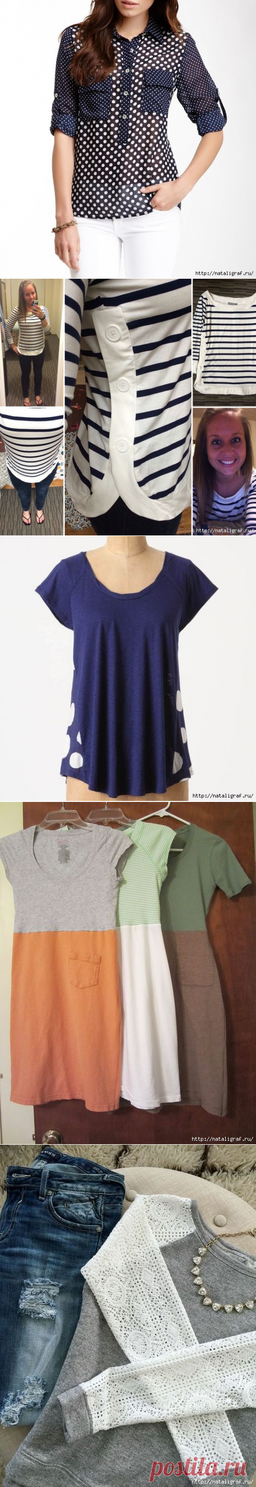 Обновляем одежду: идеи для блузок и футболок