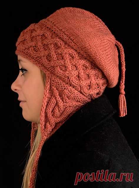 Kolmen Earflap Hat pattern by Amy Loberg (FiberWild!)