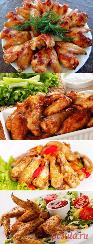 5 способов приготовить вкусные куриные крылышки в духовке