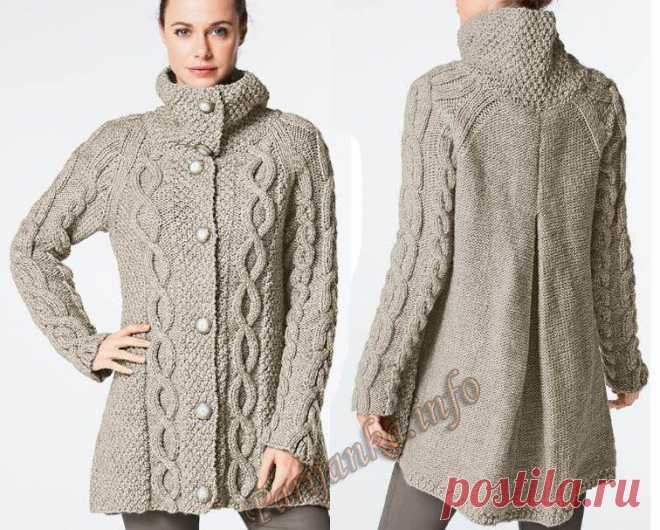 Жакет «трапеция» (ж) 982 Creations 2014/2015 Bergere de France №4395