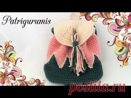 ✩✩Mochila en Crochet✩✩ - DIY ヅ