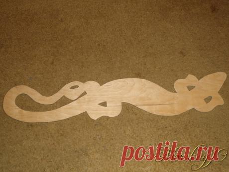 Декоративная ящерица на стену! (мастер-класс)