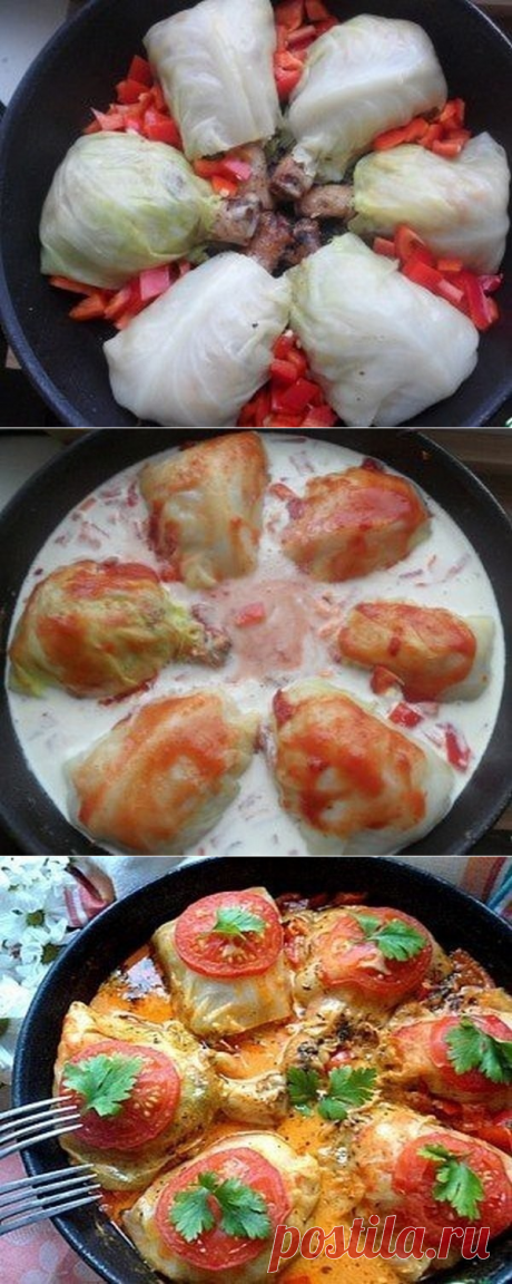 Голубцы на куриных ножках.