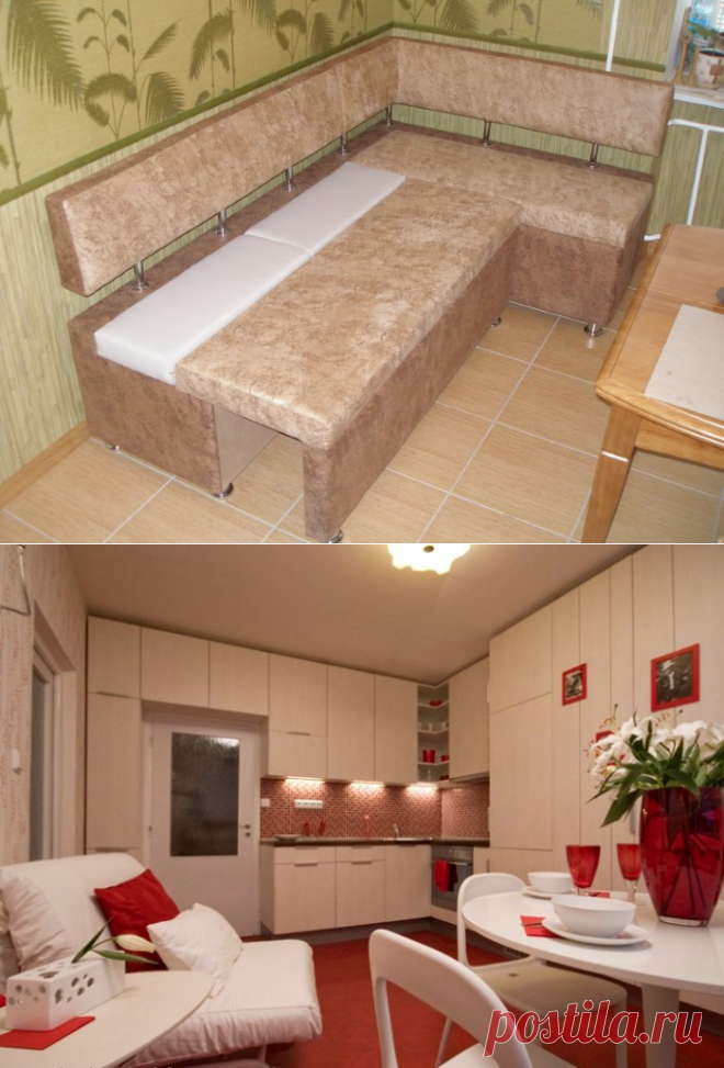 Спальное место на кухне: как обустроить кухню со спальным местом?