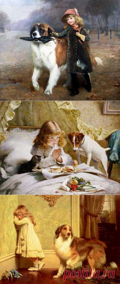 Анималист 19 века художник Charles Burton Barber. Один из лучших в свое время | Usenkomaxim.ru