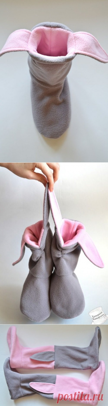 DIY Cute Slippers Bunnies -