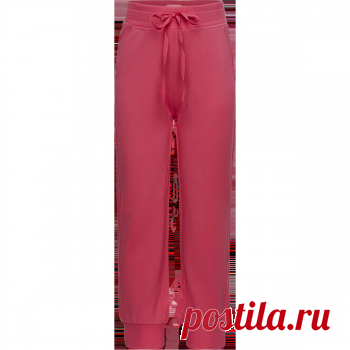 Трикотажные брюки для девочки, цвет фуксия