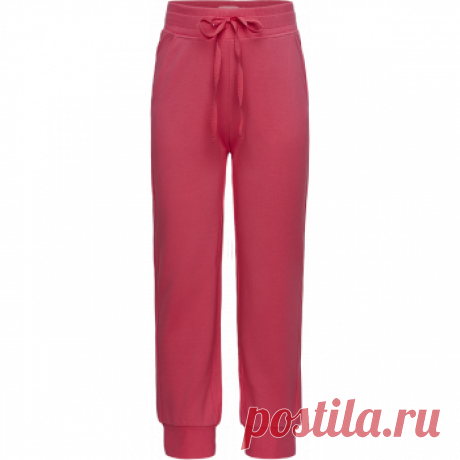 Трикотажные брюки для девочки, цвет фуксия