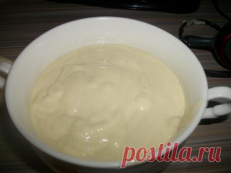 Майонез на молоке очень быстро и вкусно!