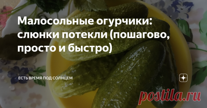 Малосольные огурчики: слюнки потекли (пошагово, просто и быстро) Случалось ли Вам, уважаемый читатель (читательница) проходить в выходной денек по рынку?
Удивительно, но все люди делятся на тех, кто любит свежие огурцы и тех, кто предпочитает малосольные.
И уже в июне на рынке пахнет специями, потому что там в больших количествах появляются первые малосольные огурчики.
До сих пор вспоминаю, как в молодости сказала одна моя однокурсница, когда мы с ней пришли на