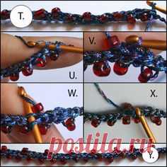 Double Row Beaded Crochet Necklace Tutorial