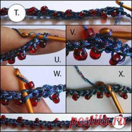 Double Row Beaded Crochet Necklace Tutorial