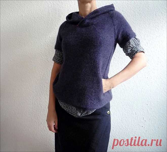 Худи с коротким рукавом, описание