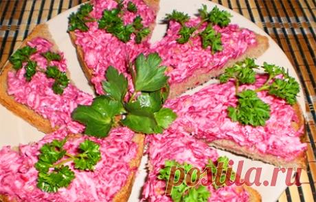 Закуска из свеклы, фото рецепт