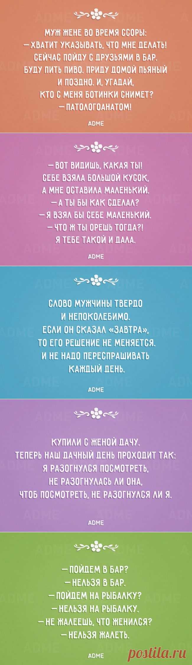 20 открыток про любимых жен и мужей