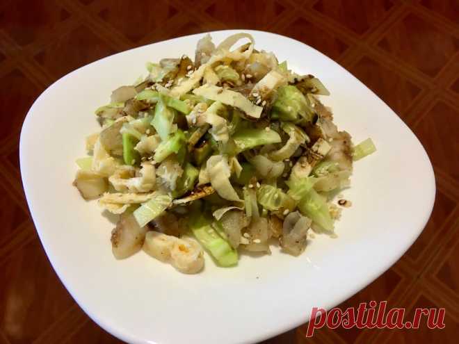 Вкусный рыбный салат. Очень белковый. Минимум углеводов. Отличная находка для моего ужина | ХУДЕЕМ ВКУСНО! | Яндекс Дзен