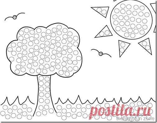 (690) Q-tip painting templates (printables) GREAT fine motor skills exercise.....that they think is just fun | Fun for kids