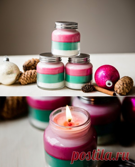 DIY Como hacer decorativas velas de Colores