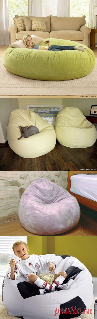 Как самому сделать кровать и кресло-грушу из полистирола + 3мк