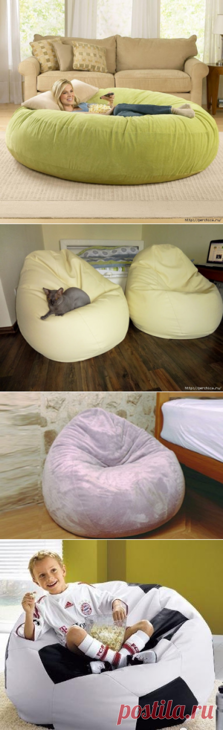 Как самому сделать кровать и кресло-грушу из полистирола + 3мк