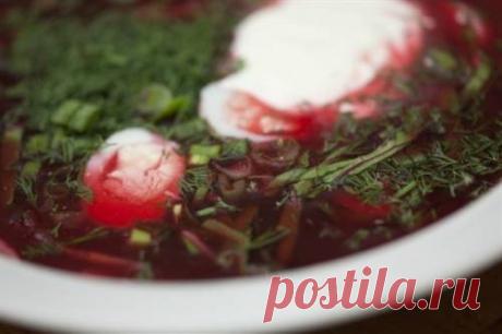 Свекольник с яйцом – рецепт с фото / Простые рецепты