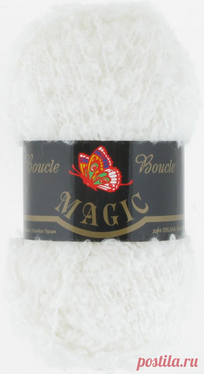 Boucle от производителя Magic. Состав: 10% шерсть 10% альпака 70% акрил 10% полиамид УП.=10 ШТ,Ц=96Р(906)