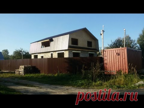 Дом из арболита от фундамента до крыши