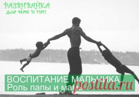 ВОСПИТАНИЕ МАЛЬЧИКА. РОЛЬ ПАПЫ И МАМЫ. (1 ЧАСТЬ).